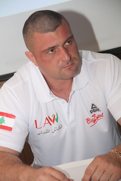 Lebanese Arm Wrestling Championship Press Conference