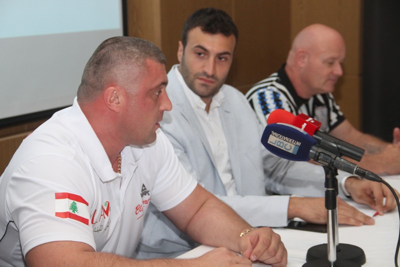 Lebanese Arm Wrestling Championship Press Conference