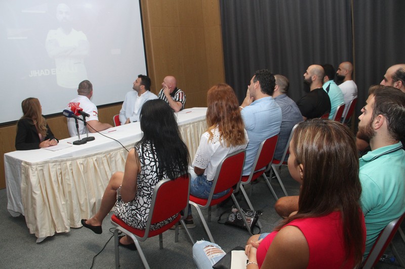 Lebanese Arm Wrestling Championship Press Conference