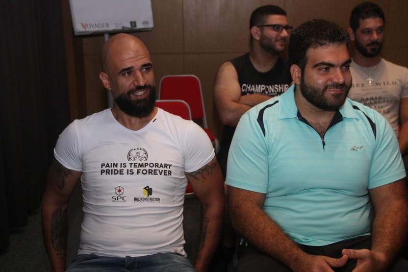 Lebanese Arm Wrestling Championship Press Conference