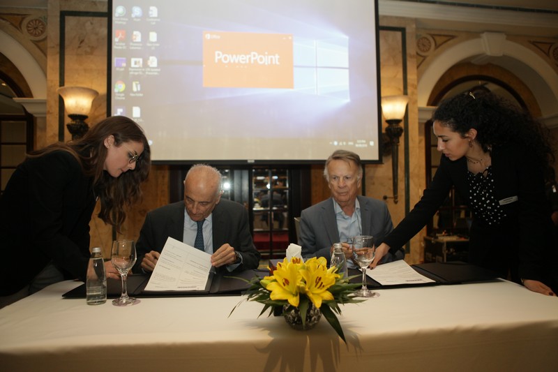 Protocol signature between Phoenicia Hotel and the Lebanese Food Bank