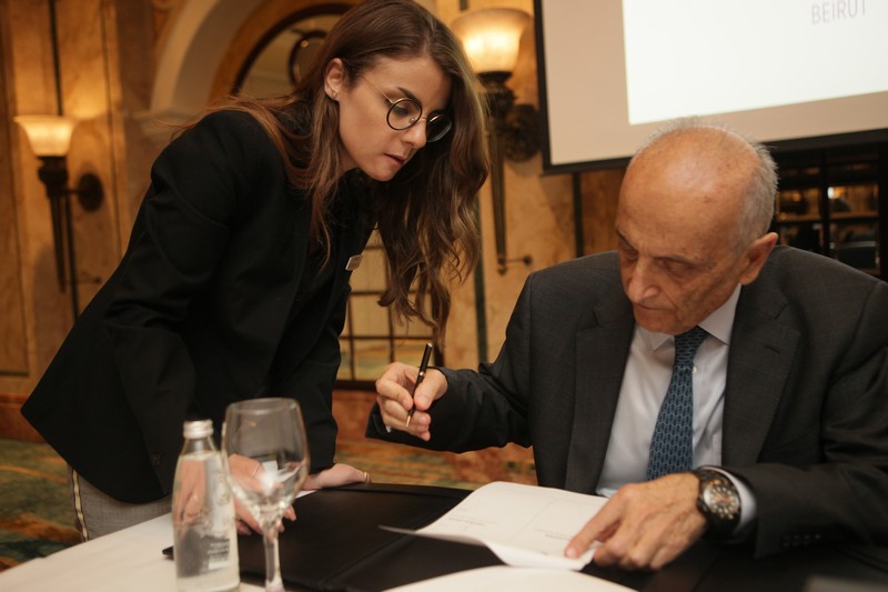 Protocol signature between Phoenicia Hotel and the Lebanese Food Bank