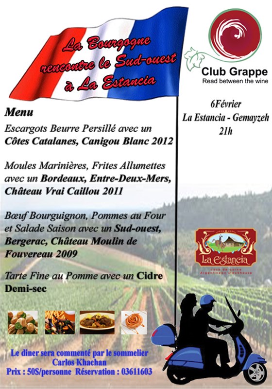 La Bourgogne et le Sud Ouest a La Estancia