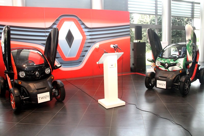 Launch of Renault Twizy Electric Car 