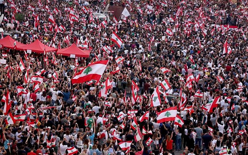 Lebanon’s biggest protest-Revolution