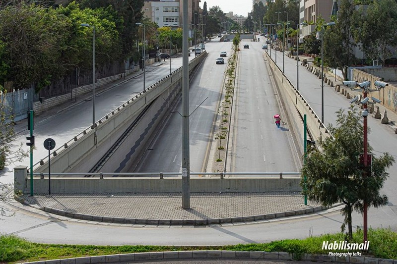 Coronavirus fears empty streets in Beirut