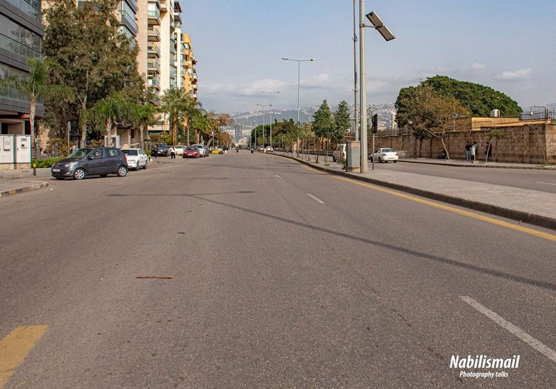 Coronavirus fears empty streets in Beirut