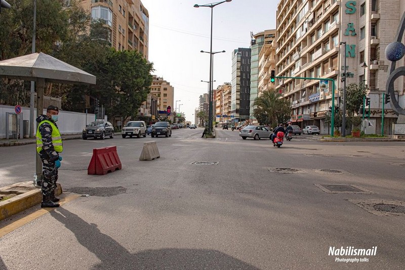 Coronavirus fears empty streets in Beirut