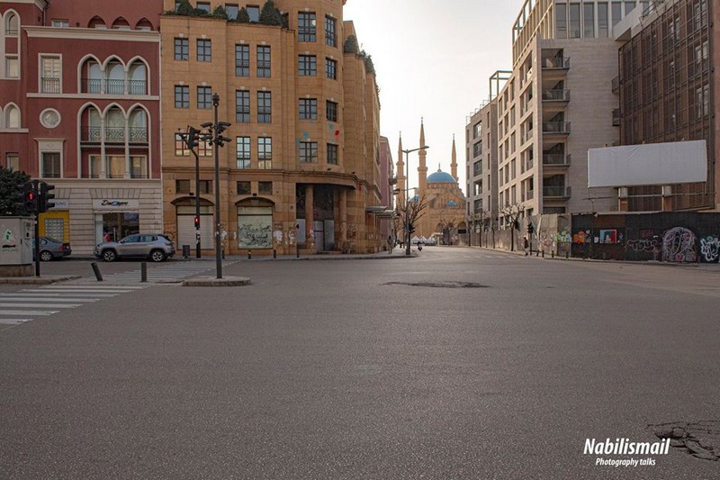 Coronavirus fears empty streets in Beirut