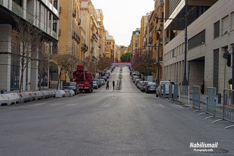 Coronavirus fears empty streets in Beirut