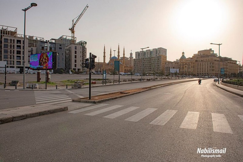 Coronavirus fears empty streets in Beirut