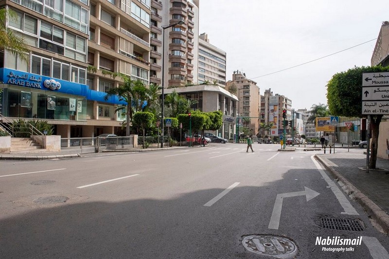 Coronavirus fears empty streets in Beirut