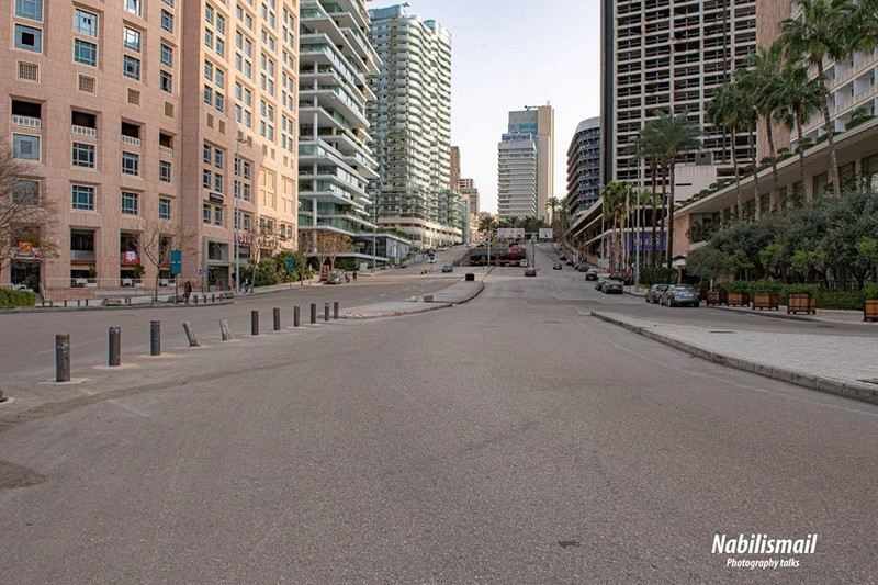 Coronavirus fears empty streets in Beirut