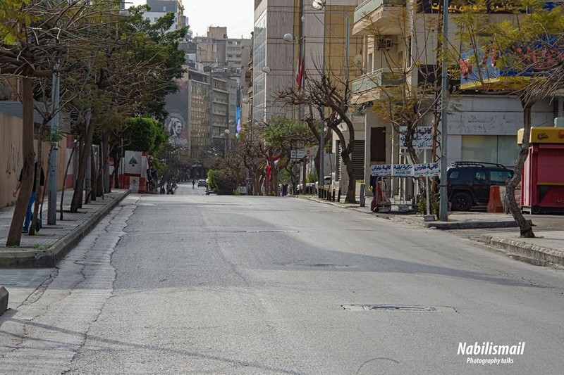 Coronavirus fears empty streets in Beirut