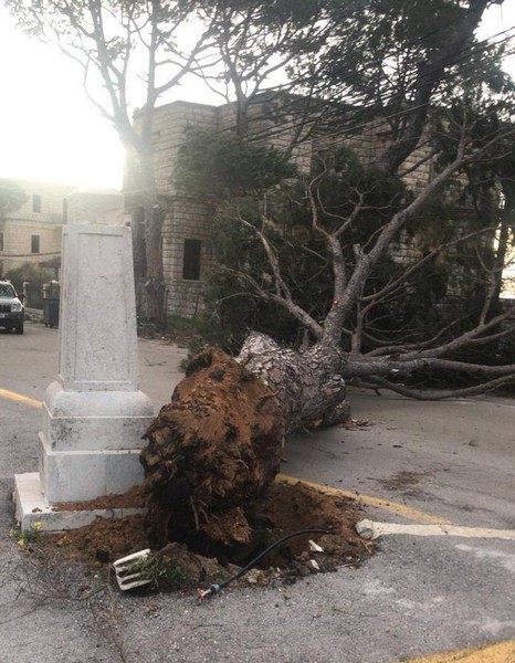 Storm causes heavy damages in Lebanon