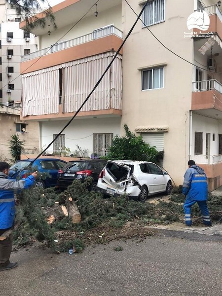 Storm causes heavy damages in Lebanon