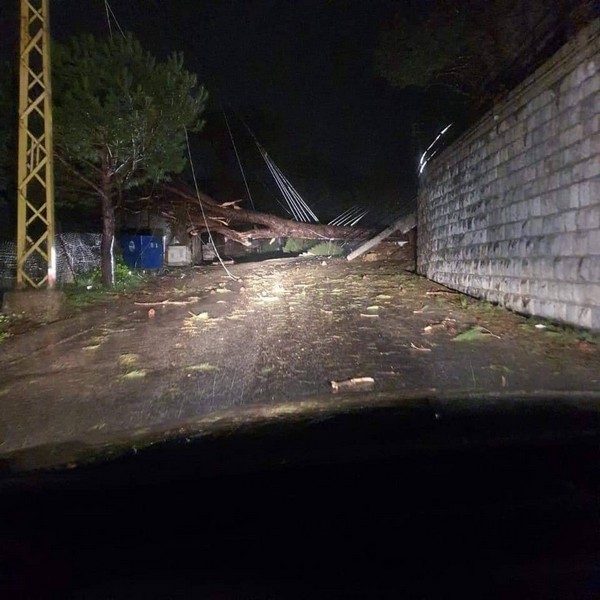 Storm causes heavy damages in Lebanon