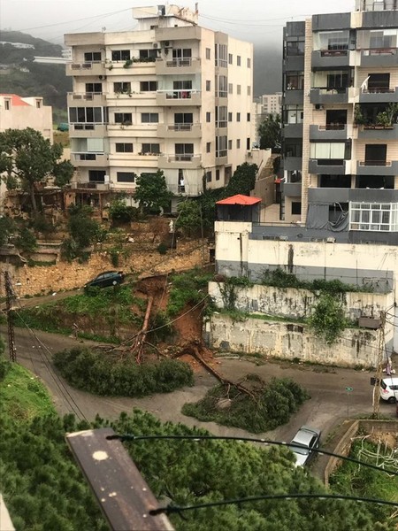 Storm causes heavy damages in Lebanon