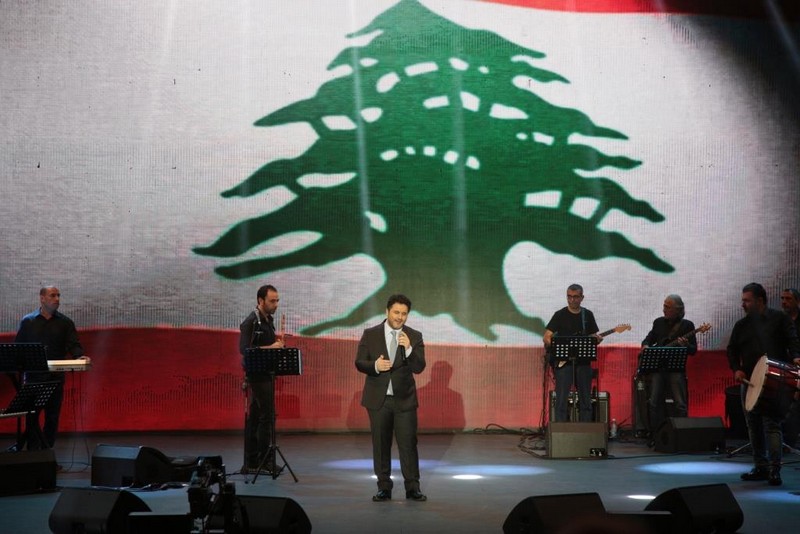 Nancy Ajram & Melhem Zein at Dbayeh Int Festival