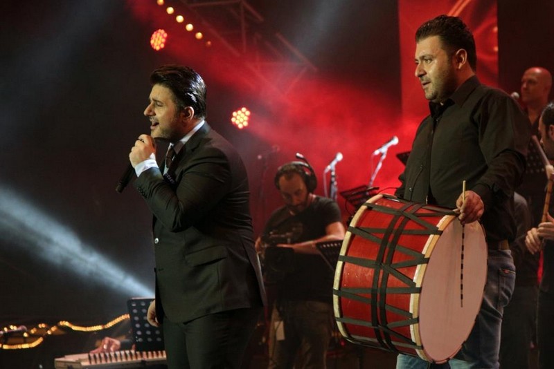 Nancy Ajram & Melhem Zein at Dbayeh Int Festival