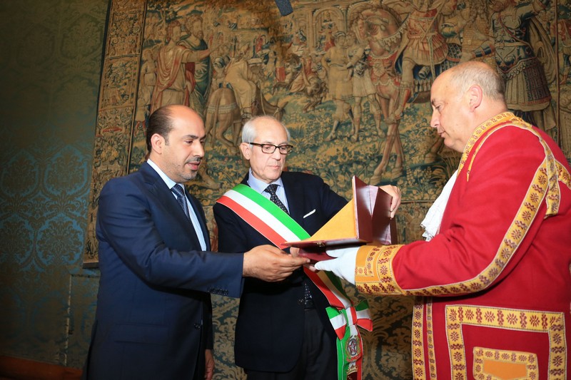 Mayor of Rome honours HH Sheikh Mansoor
