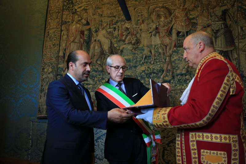 Mayor of Rome honours HH Sheikh Mansoor