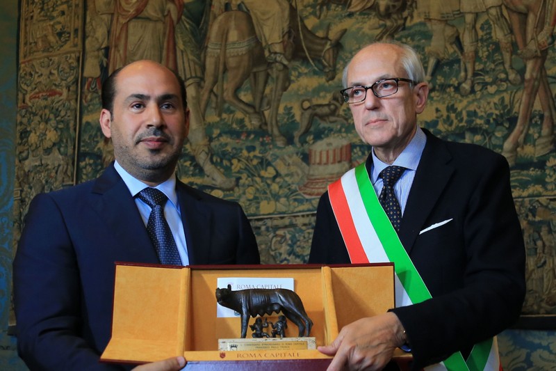 Mayor of Rome honours HH Sheikh Mansoor