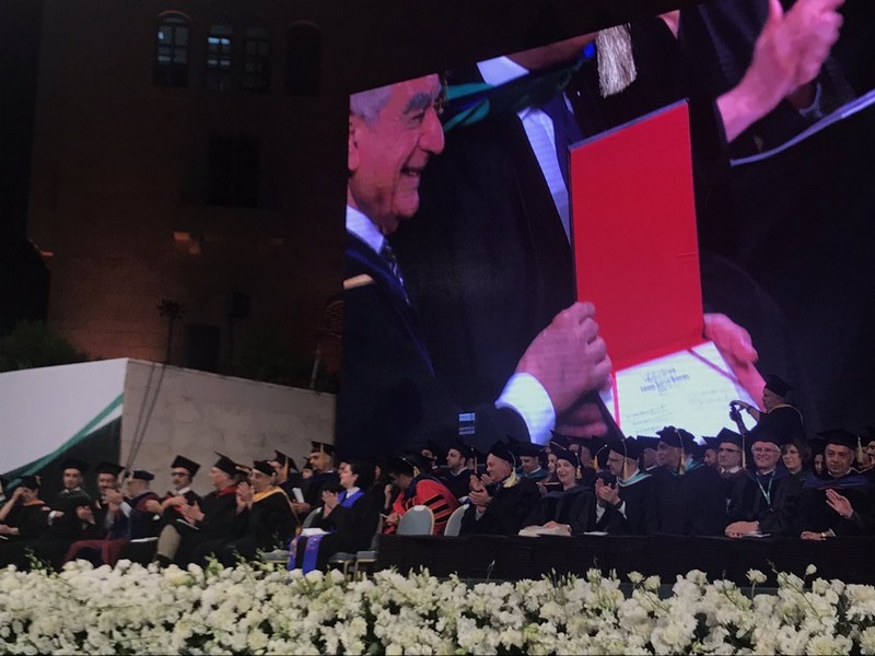 Marcel Ghanem Honorary Doctorate