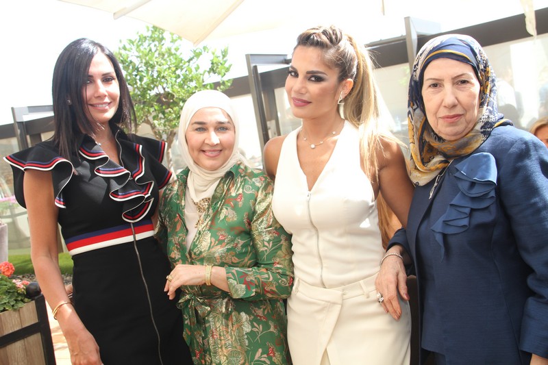 Mayassa Achour Lunch at Lancaster Plaza