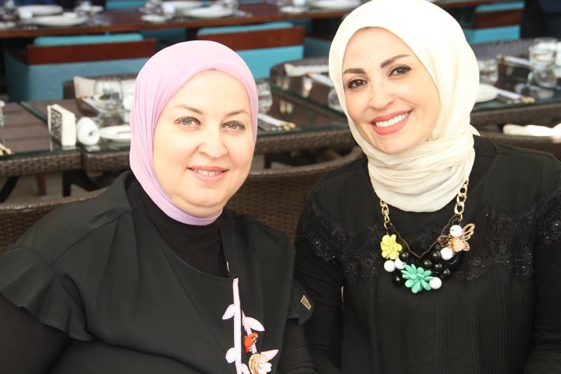 Mayassa Achour Lunch at Lancaster Plaza