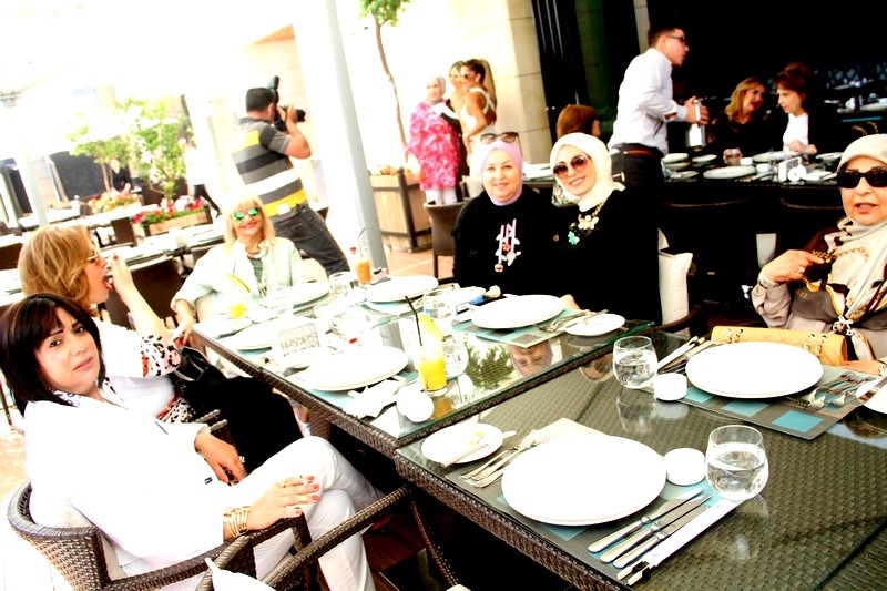 Mayassa Achour Lunch at Lancaster Plaza