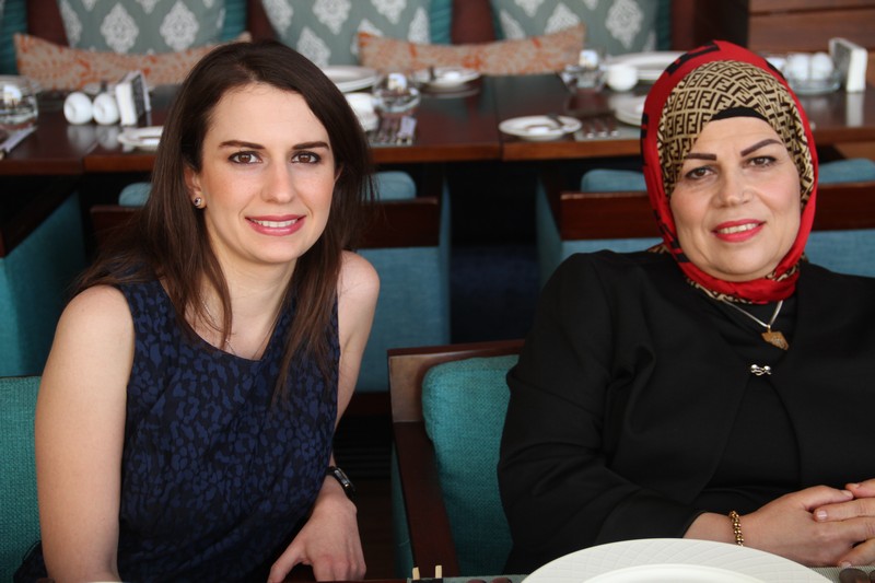 Mayassa Achour Lunch at Lancaster Plaza