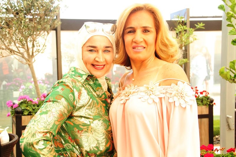 Mayassa Achour Lunch at Lancaster Plaza