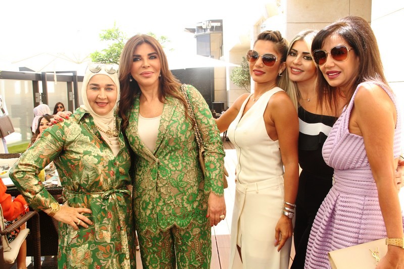 Mayassa Achour Lunch at Lancaster Plaza