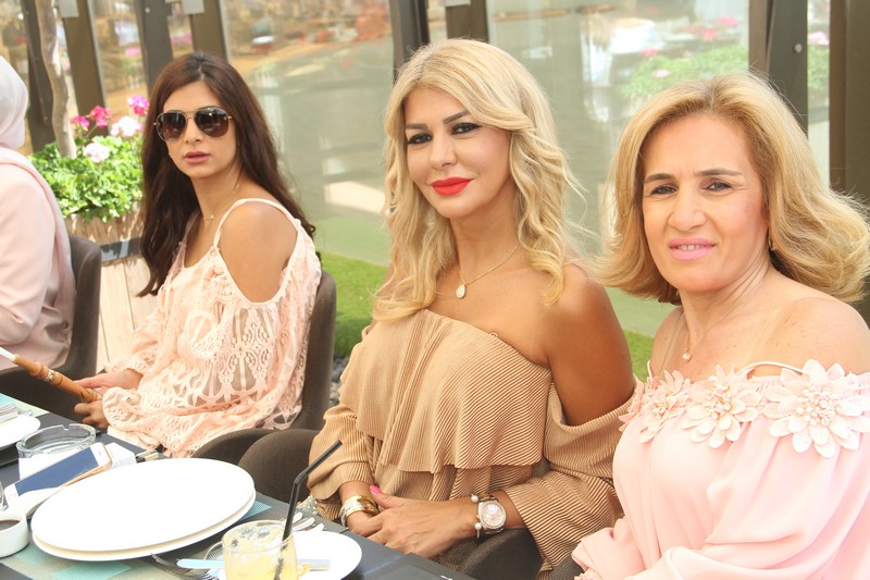 Mayassa Achour Lunch at Lancaster Plaza