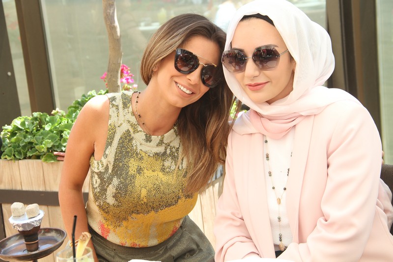 Mayassa Achour Lunch at Lancaster Plaza