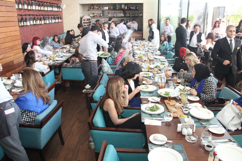 Mayassa Achour Lunch at Lancaster Plaza