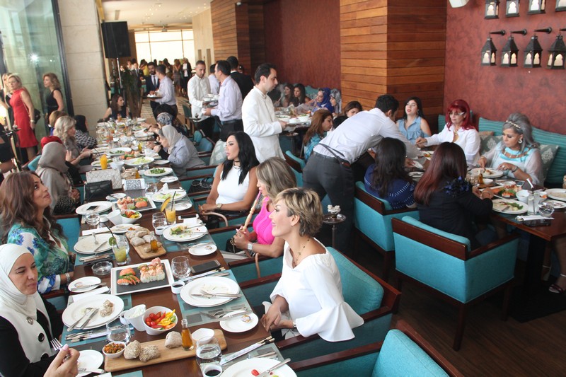 Mayassa Achour Lunch at Lancaster Plaza