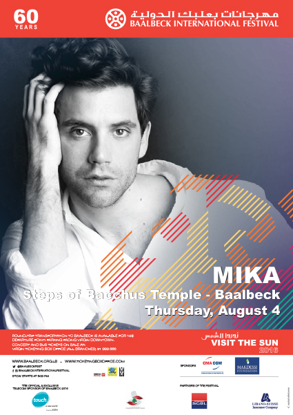 Mika at Baalbeck Festival