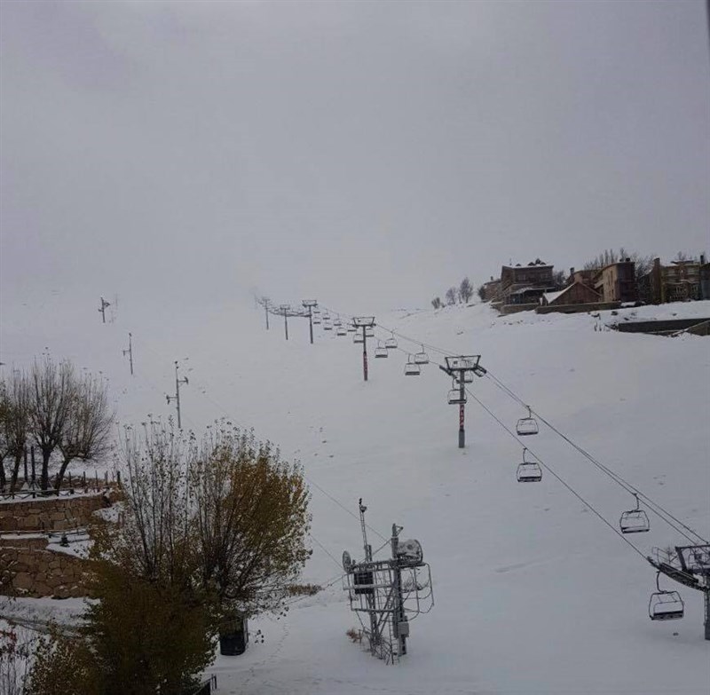 First Snow pictures at Mzaar