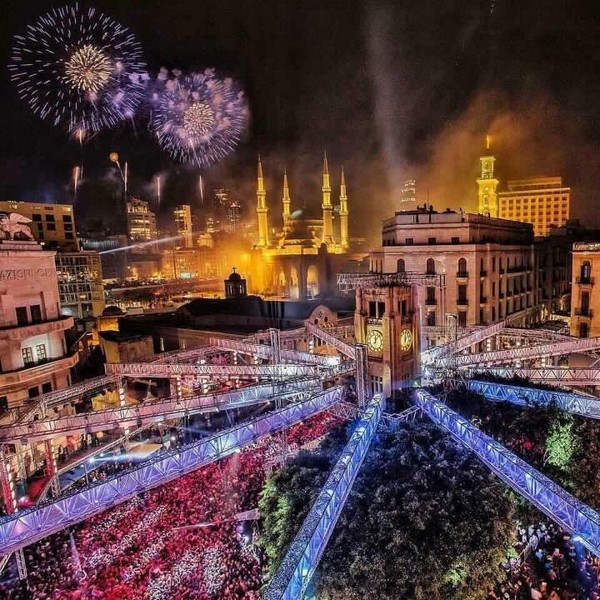 NYE at Nejmeh Square organized by BEASTS