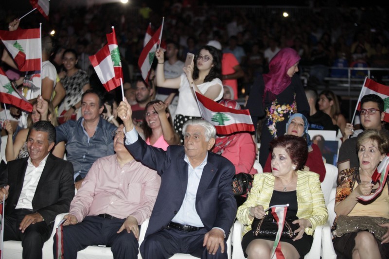 Najwa Karam & Wael Jassar at Dbayeh Festival