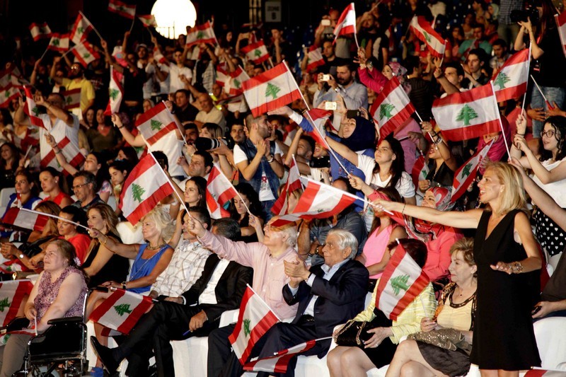 Najwa Karam & Wael Jassar at Dbayeh Festival