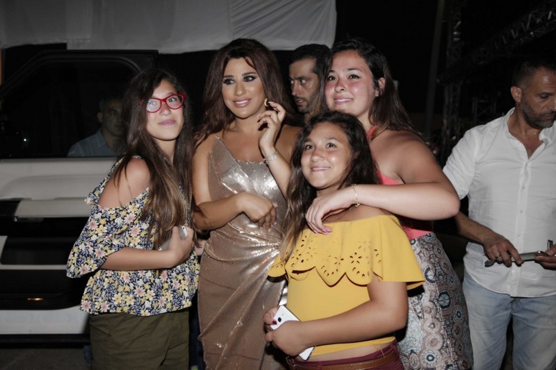 Najwa Karam & Wael Jassar at Dbayeh Festival