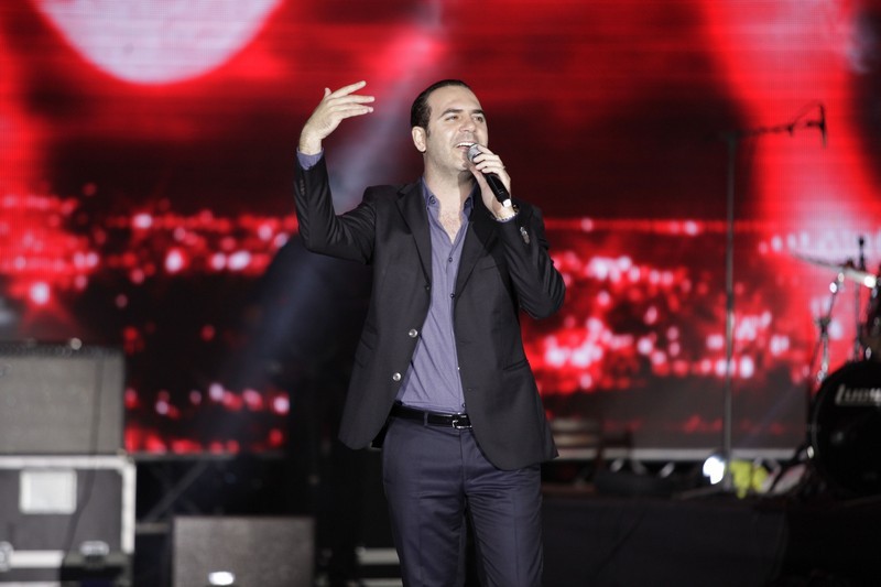 Najwa Karam & Wael Jassar at Dbayeh Festival