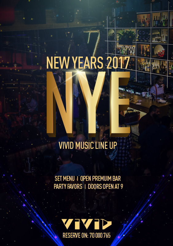 NYE at Vivid Bar Lounge