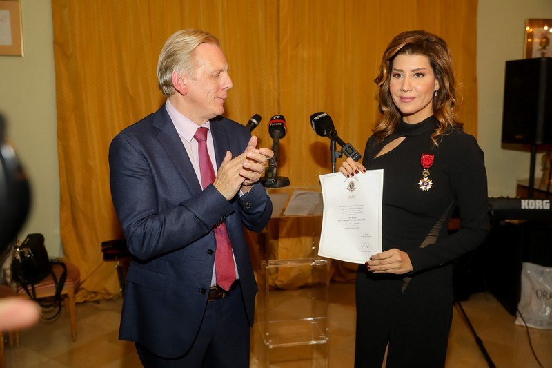 Paula Yacoubian received the Order of the Crown from the King of Belgium