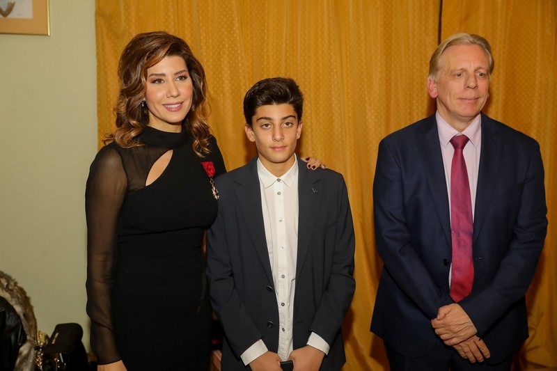 Paula Yacoubian received the Order of the Crown from the King of Belgium
