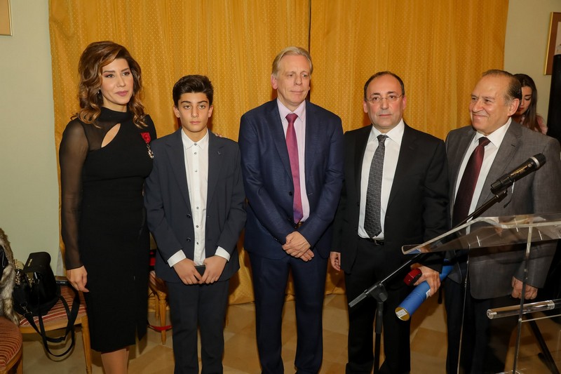 Paula Yacoubian received the Order of the Crown from the King of Belgium