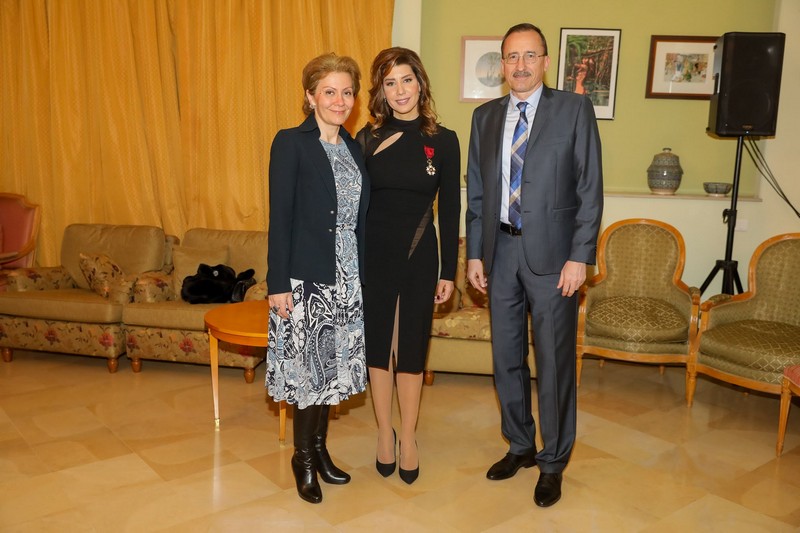 Paula Yacoubian received the Order of the Crown from the King of Belgium